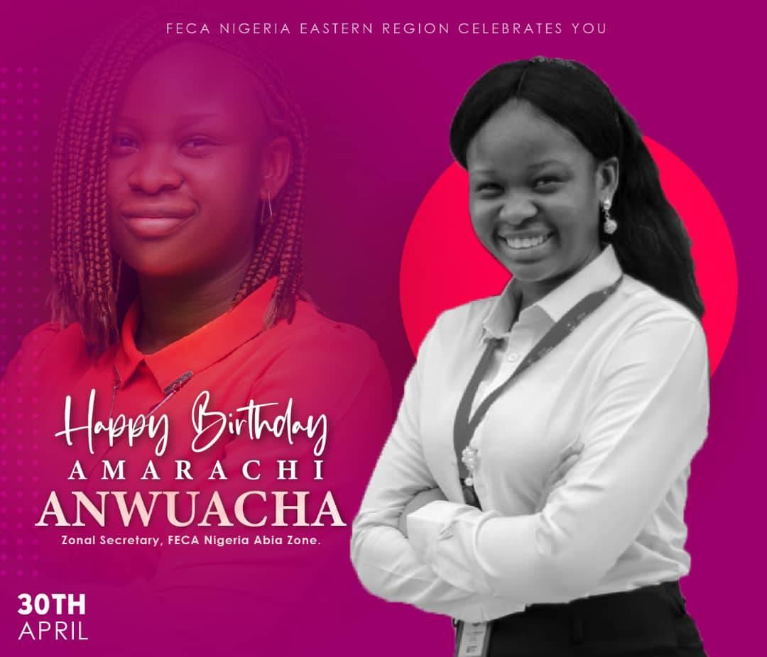 FECA Abia Zone celebrates Amarachi Divine  Anwuacha